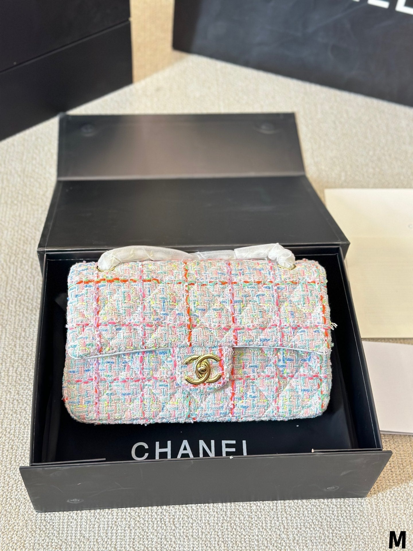 Chanel Flag Chain Kelly bag