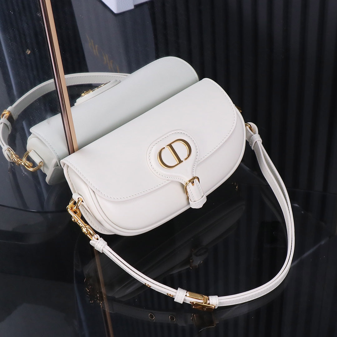 DIOR Bobby East-West Bag White 21x5x12cm