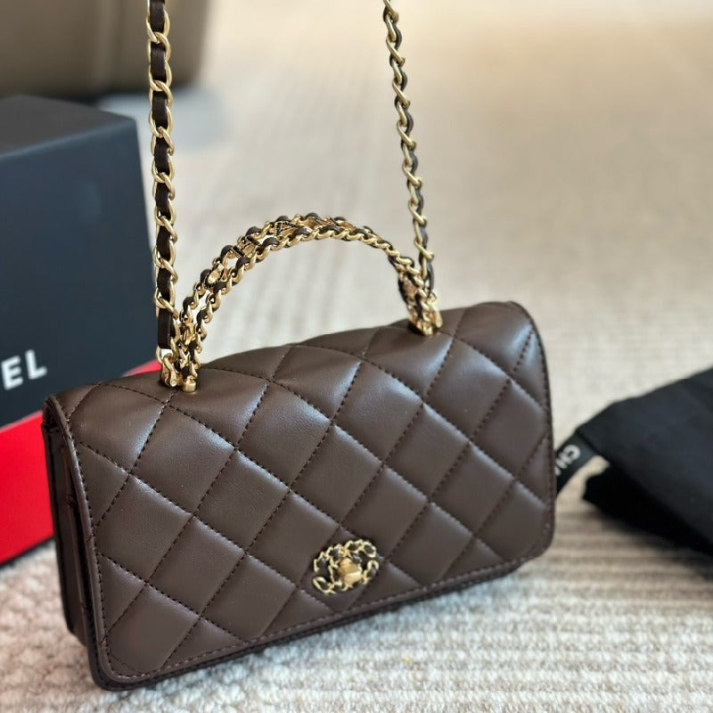 Chanel Flag Chain Woc bag
