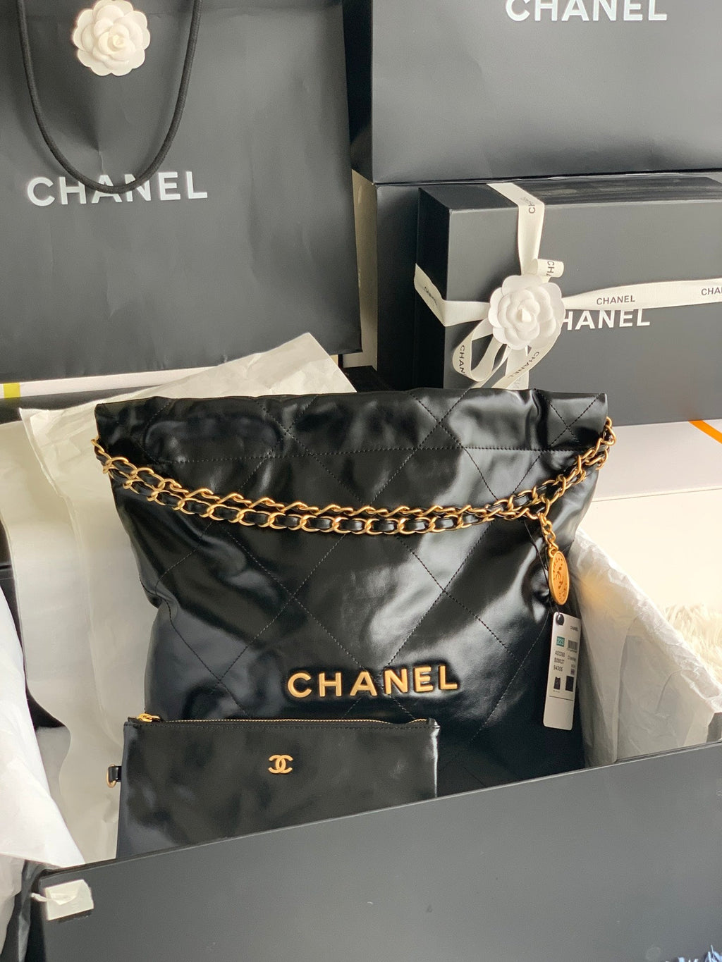 Chanel 22 Handbag 35x37x7cm