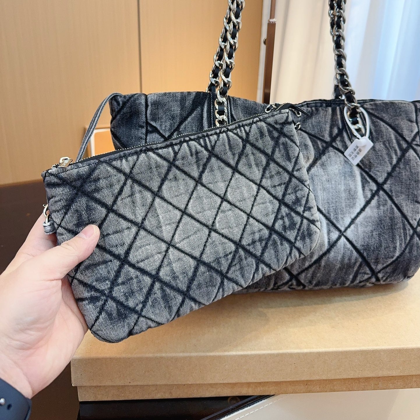 Chanel Demin Tote  Bag