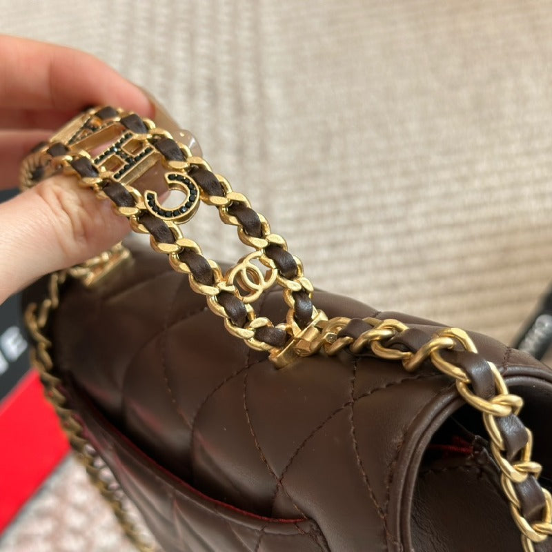 Chanel Flag Chain Woc bag
