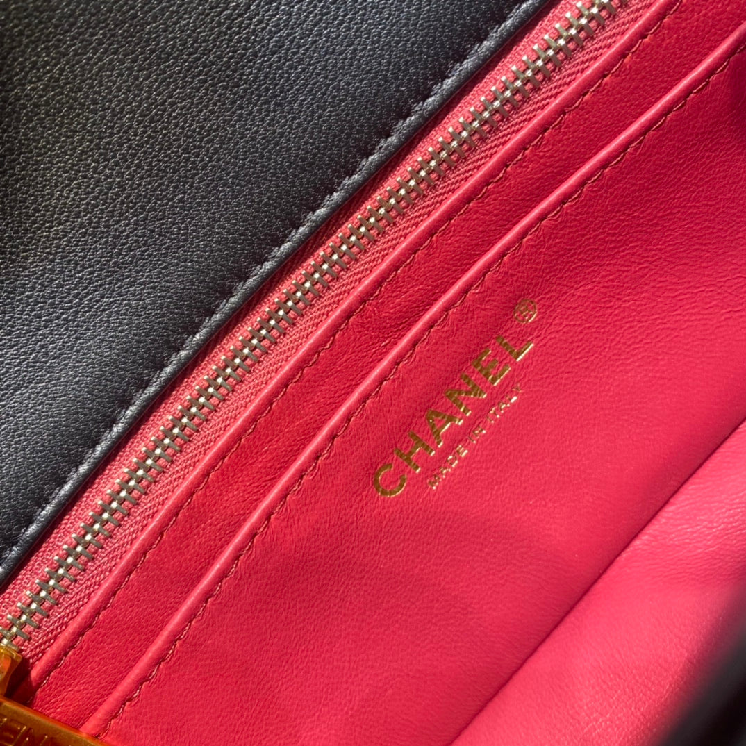 Chanel Flap Bag Gold Chain 20cm
