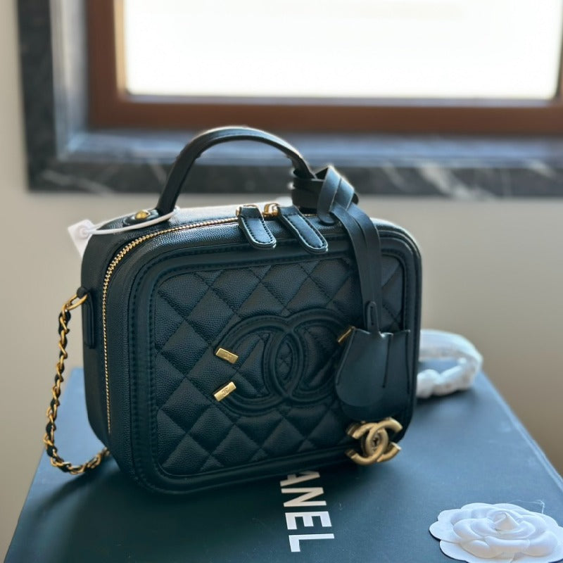 Chanel Filigree Vanity  Bag