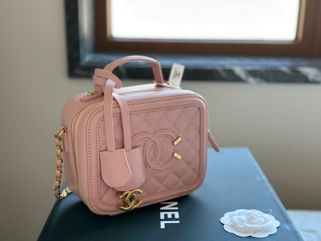 Chanel Filigree Vanity  Bag