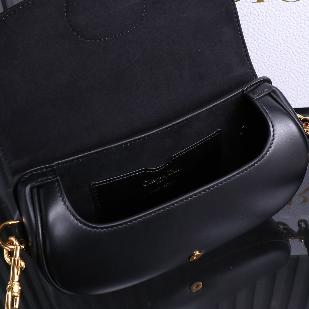 DIOR Bobby East-West Bag Black 21x5x12cm