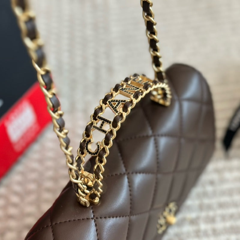 Chanel Flag Chain Woc bag