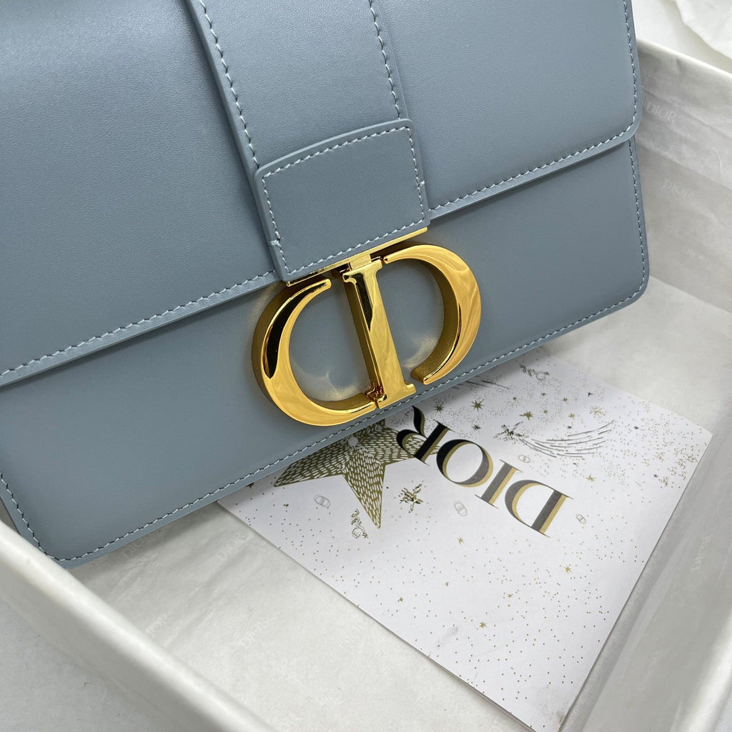 Dior 30 Montaigne CD Shoulderbag Blue, 24 x 17 x 8cm