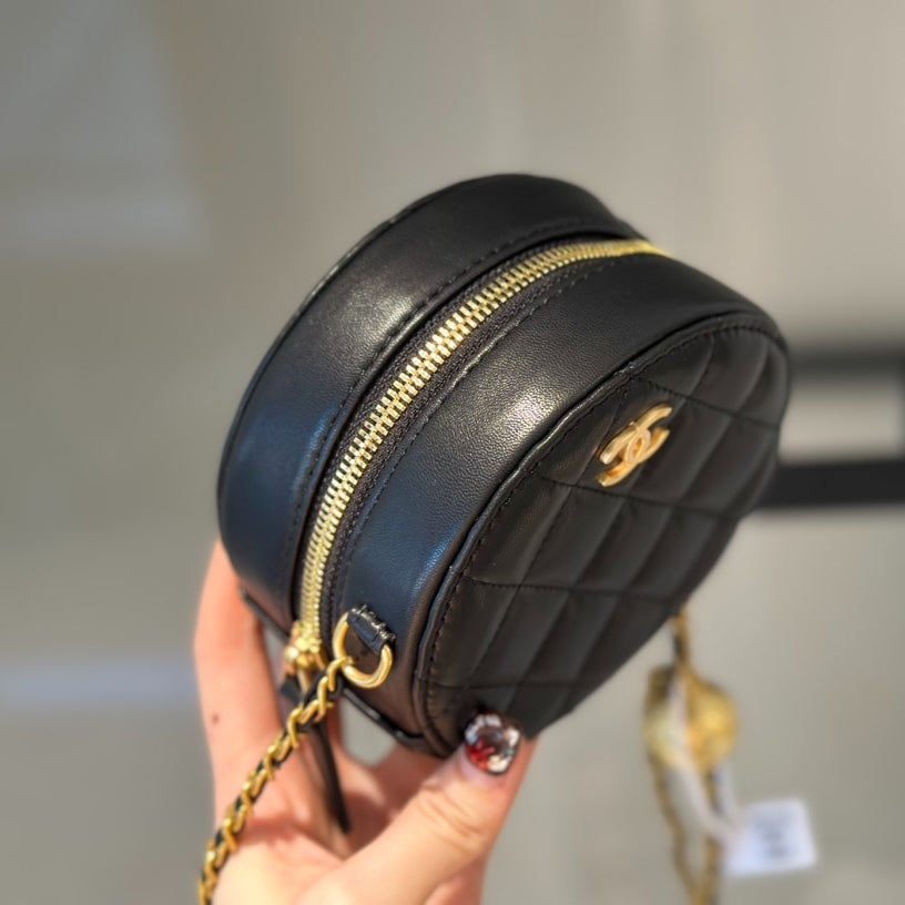 Chanel Gold Ball Circle Bag
