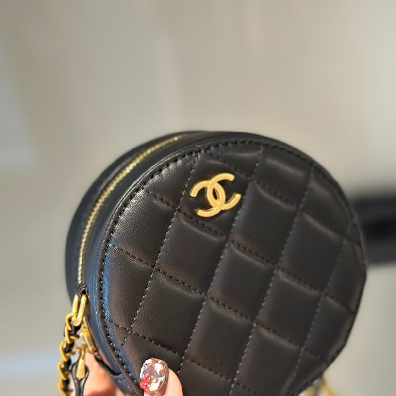 Chanel Gold Ball Circle Bag