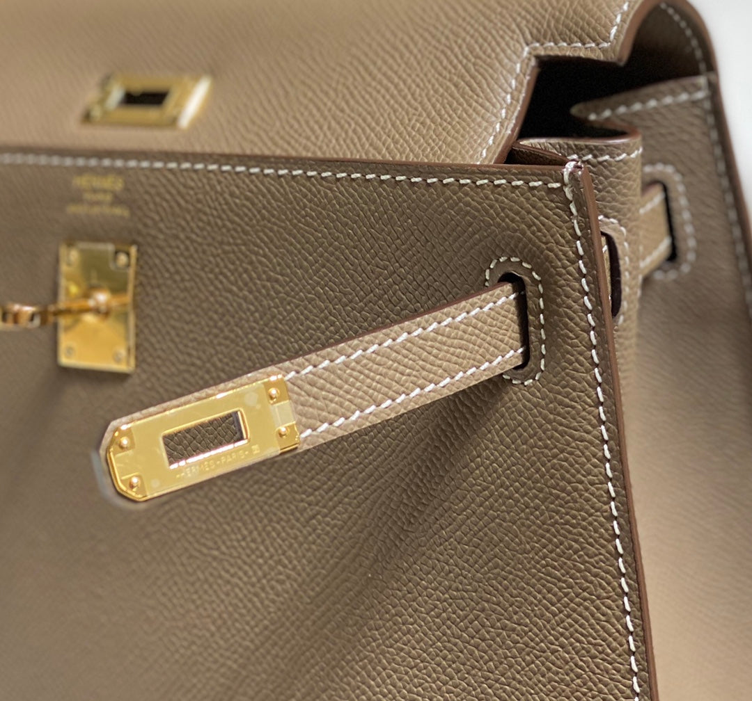 Hermès Epsom Kelly 25cm Hangbag