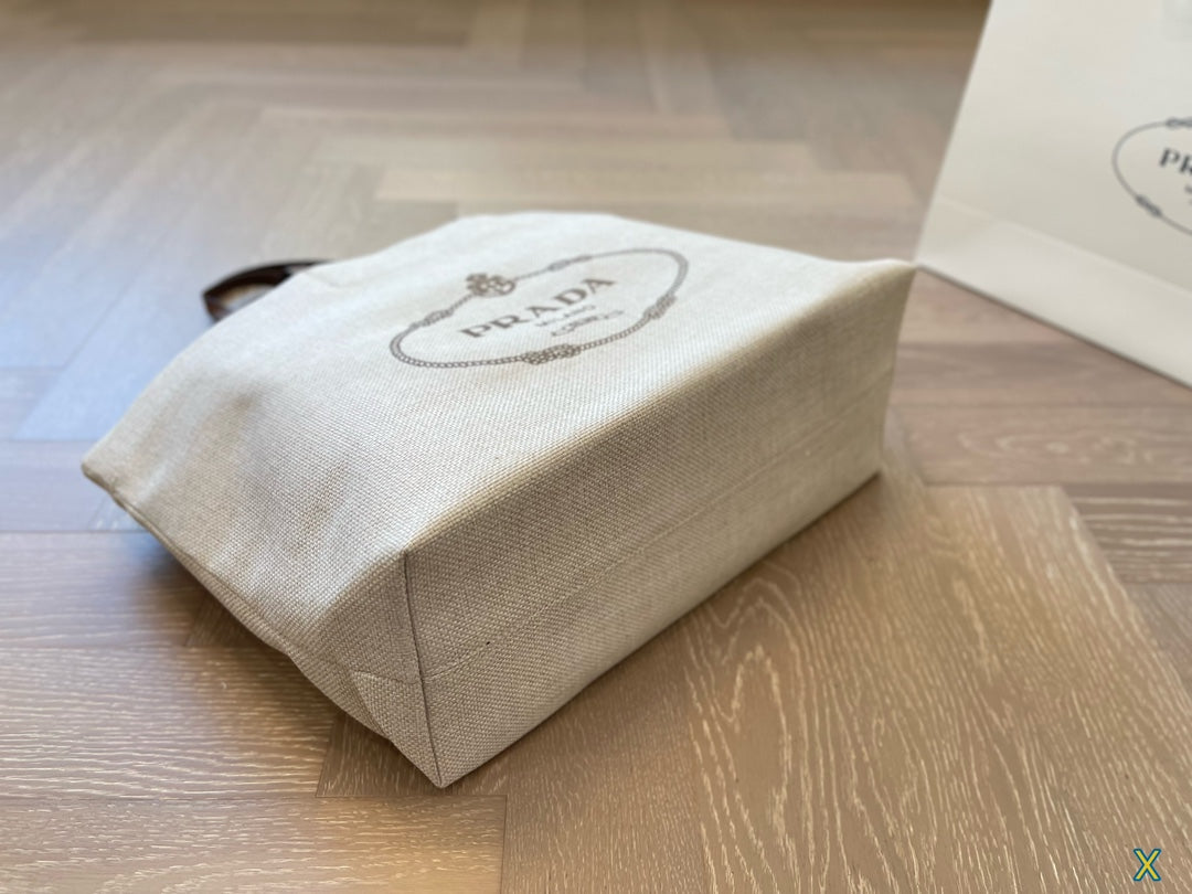 PRADA Tote Bag Canvas Bag