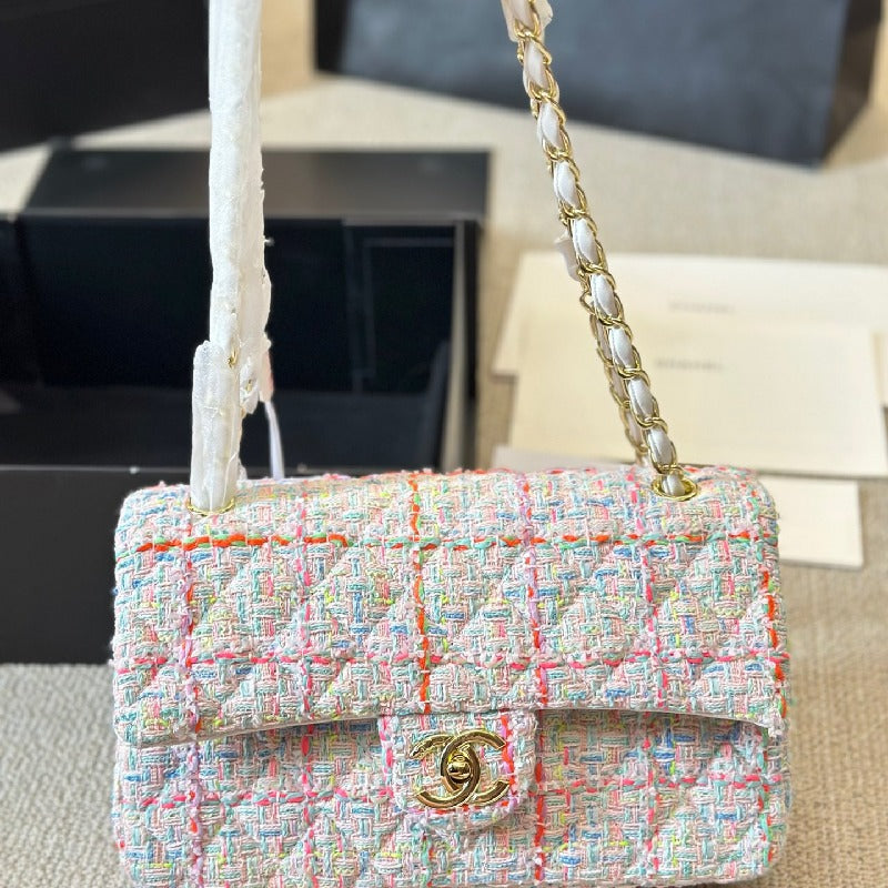 Chanel Flag Chain Kelly bag