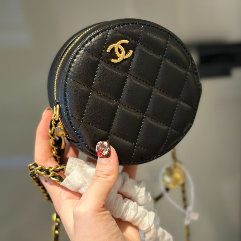 Chanel Gold Ball Circle Bag