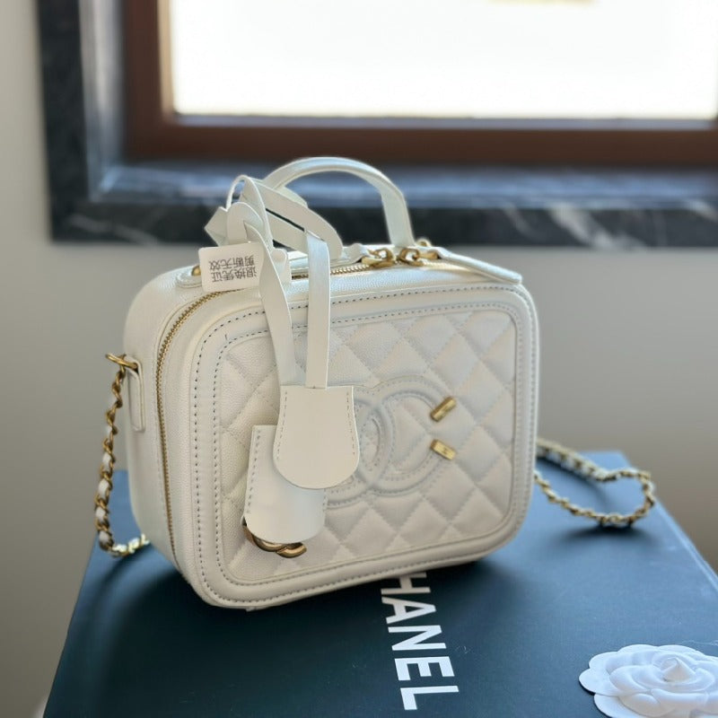 Chanel Filigree Vanity  Bag