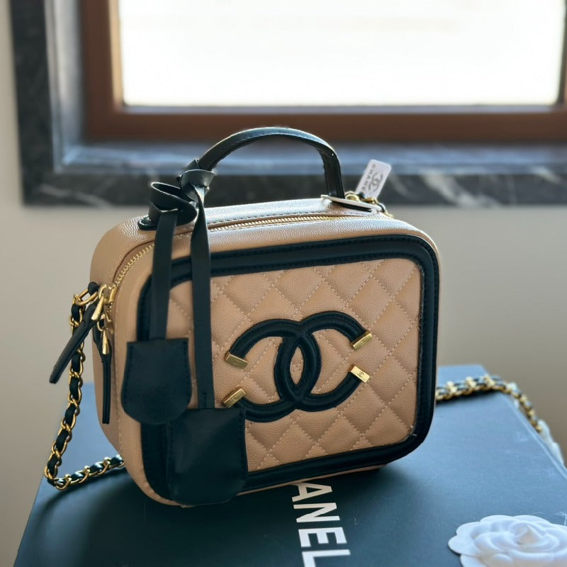 Chanel Filigree Vanity  Bag