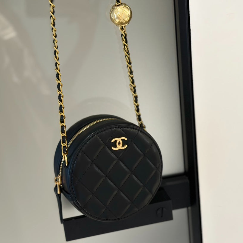 Chanel Gold Ball Circle Bag