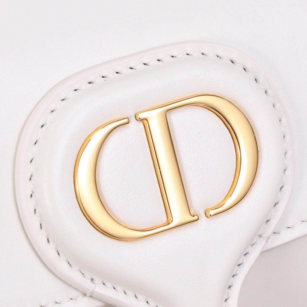 DIOR Bobby East-West Bag White 21x5x12cm