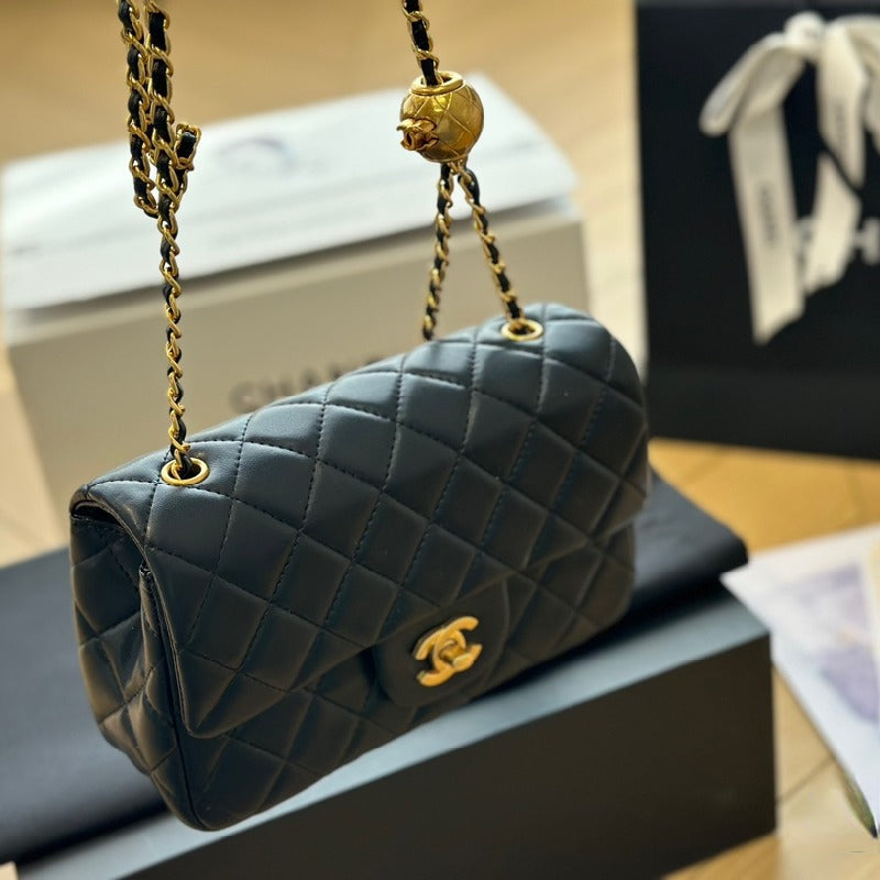 Chanel Gold Ball Chain bag