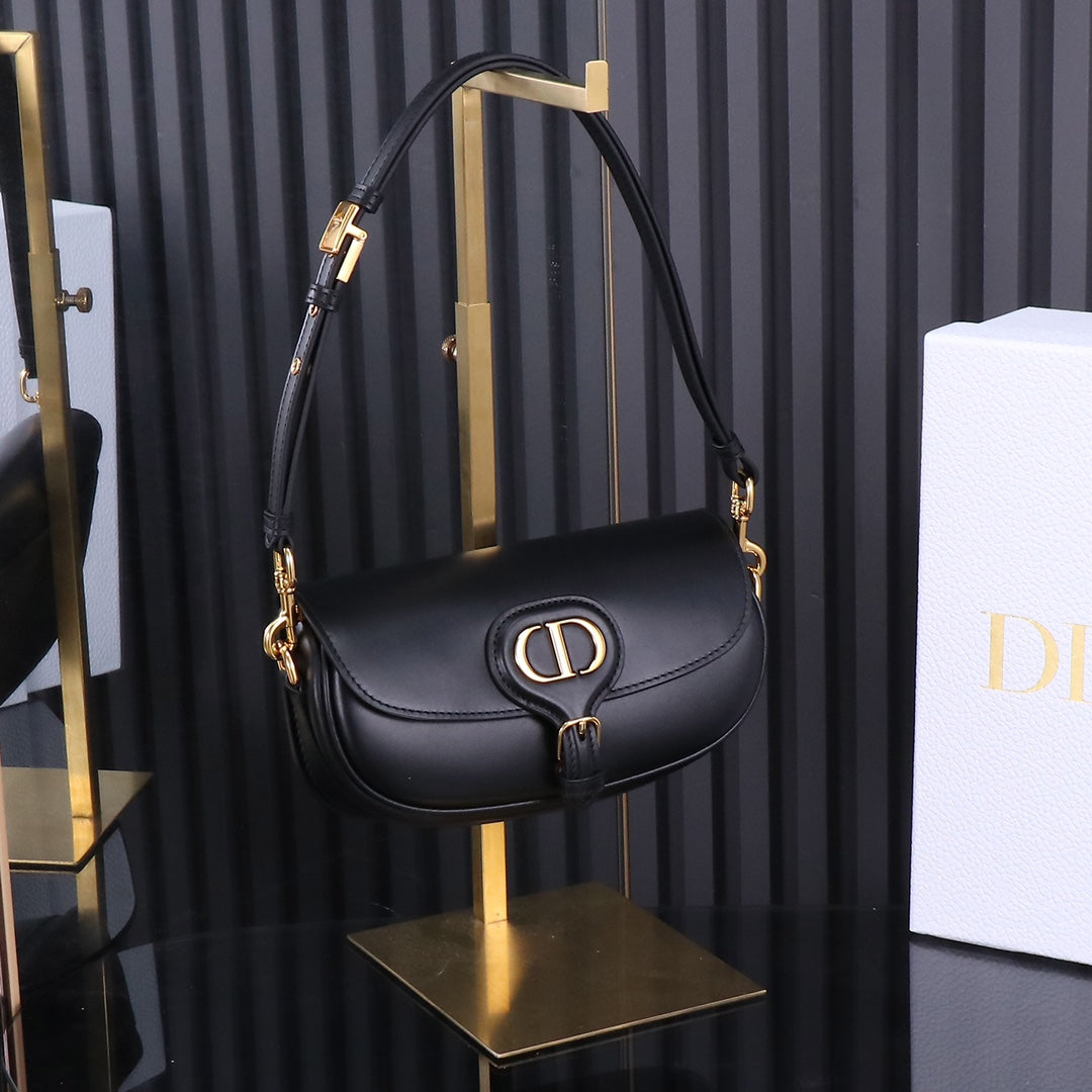 DIOR Bobby East-West Bag Black 21x5x12cm
