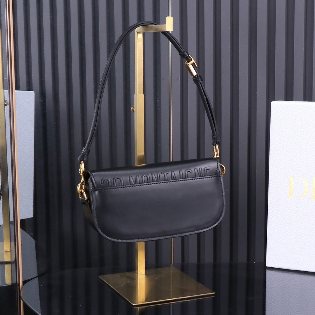 DIOR Bobby East-West Bag Black 21x5x12cm