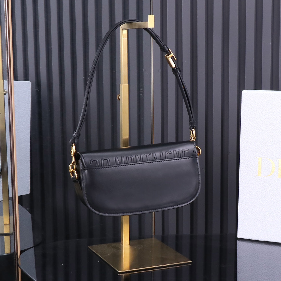 DIOR Bobby East-West Bag Black 21x5x12cm
