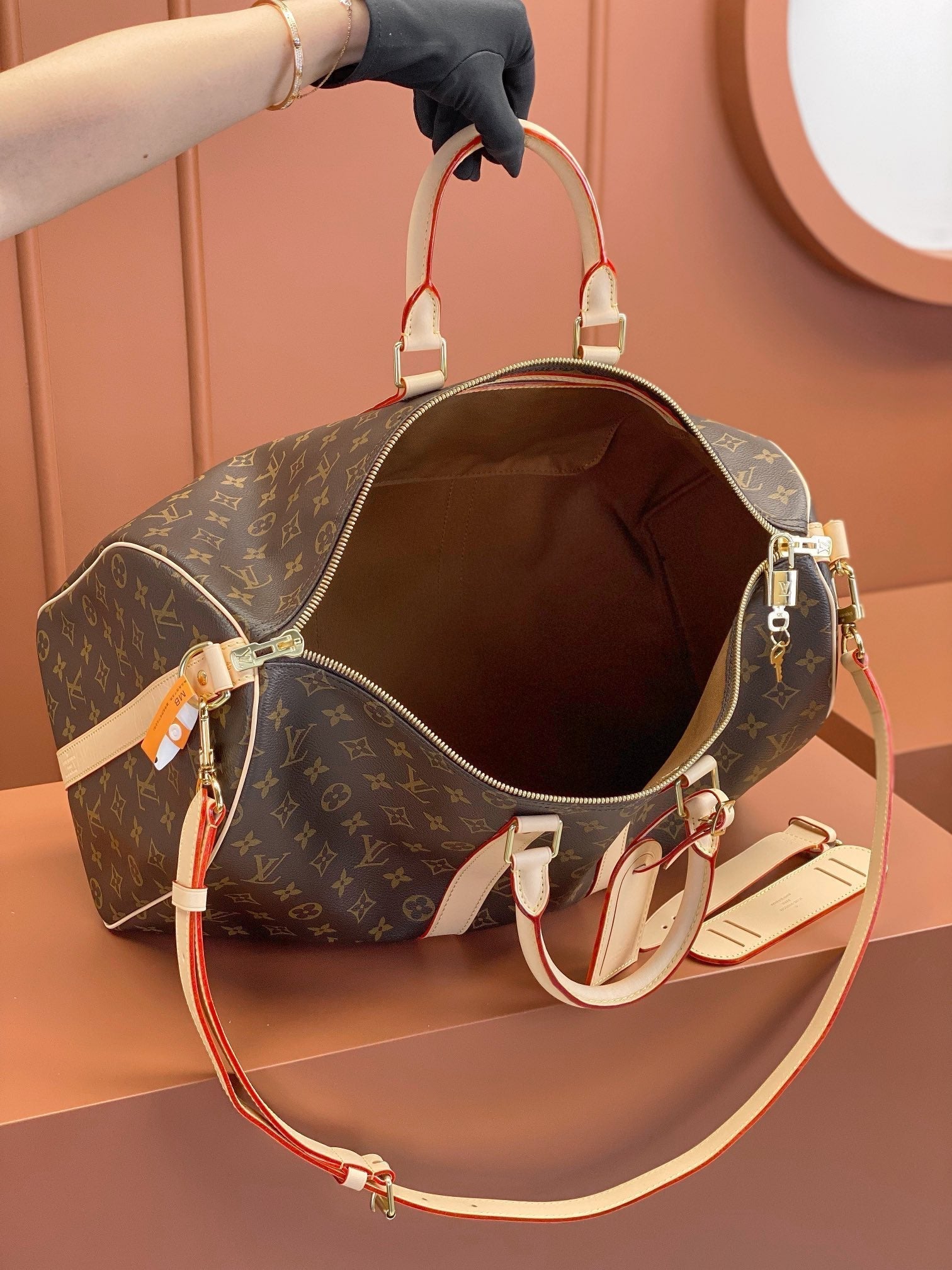 Louis Vuitton LV KEEPALL BANDOULIÈRE 45 Bag 45x27x20cm