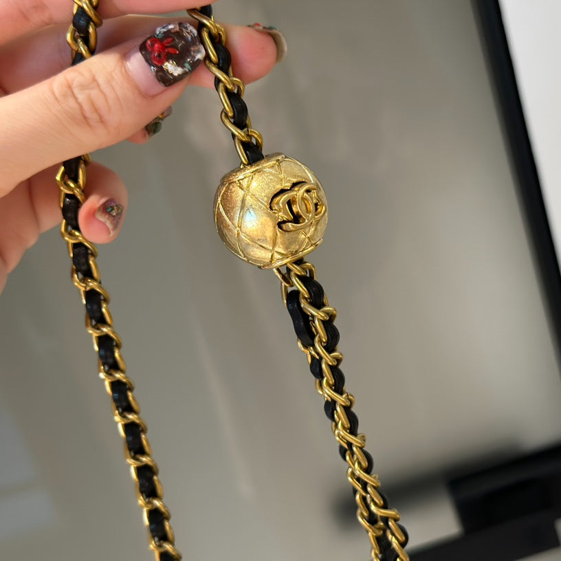 Chanel Gold Ball Circle Bag