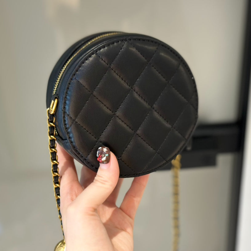 Chanel Gold Ball Circle Bag