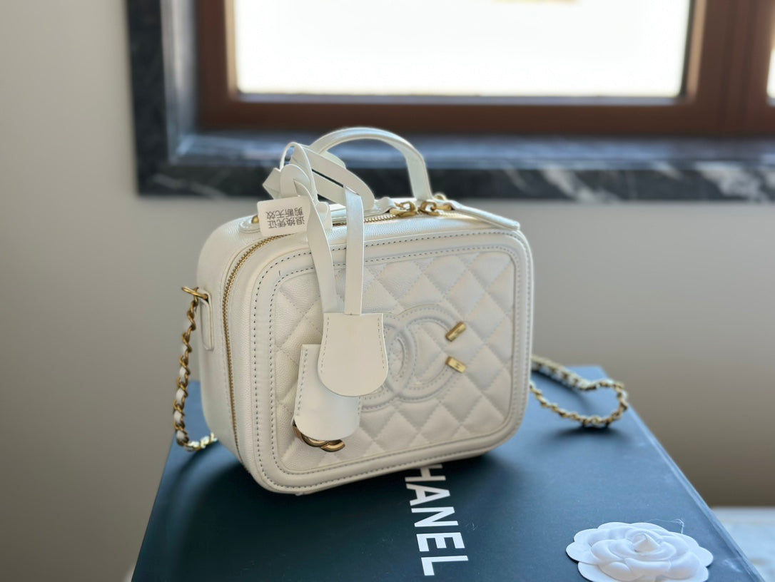 Chanel Filigree Vanity  Bag
