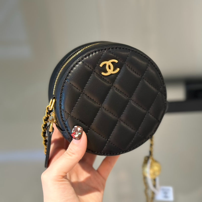 Chanel Gold Ball Circle Bag