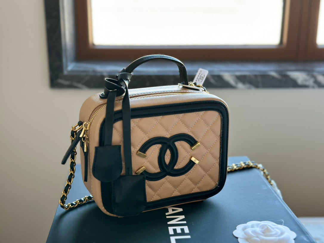 Chanel Filigree Vanity  Bag